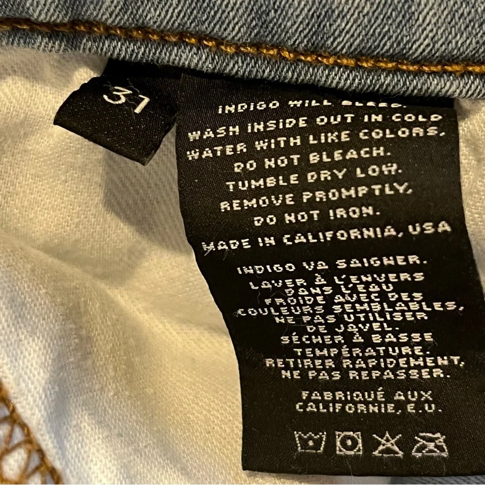 J Brand Super Skinny Costa Light Blue Wash Jeans 31 - Picture 6 of 6